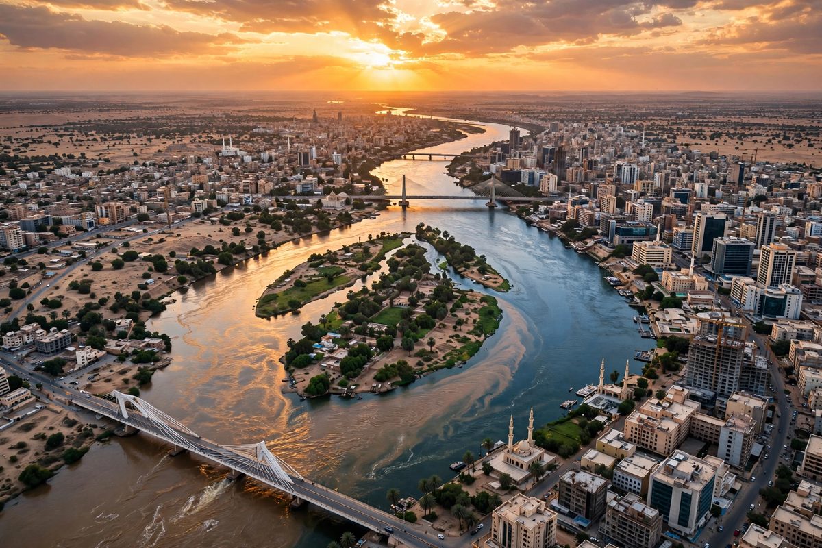 النيل في الخرطوم