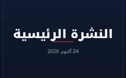 النشرة الرئيسية